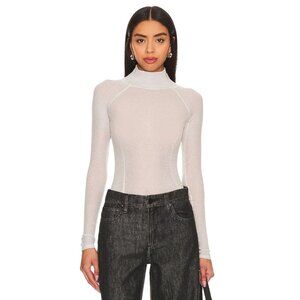 Shoreditch Ski Club Kamila Base Layer Top in Light Grey XSmall New Womens Blouse